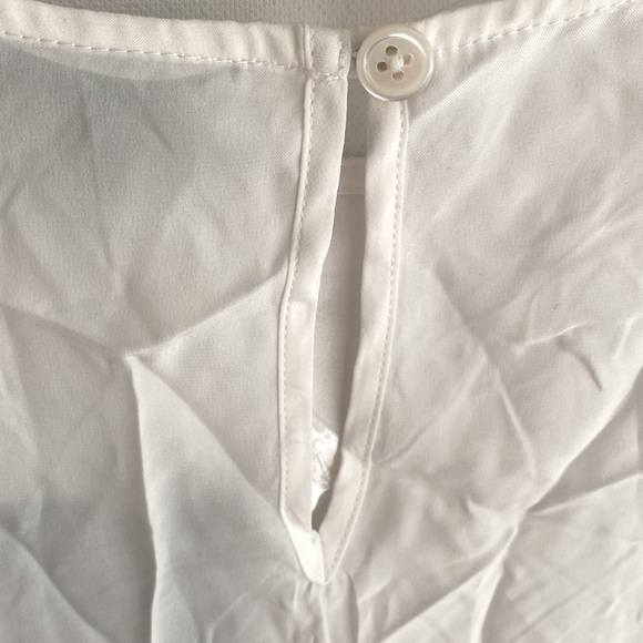 (B10) ATM Womens Silk Crop Tank Top, Color: Chalk, NWT, Size Small - Picture 9 of 12